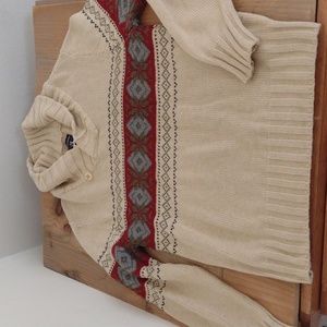 Bills Khakis Vintage Pullover Knit Sweater w/ Shawl Collar Size M